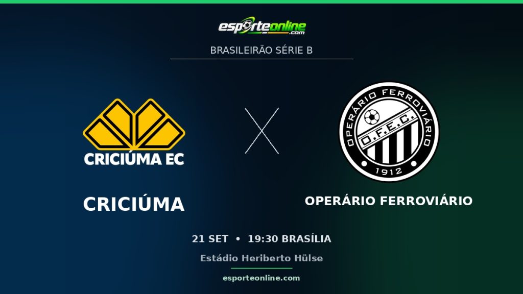 Criciúma x Operário Ferroviário — Brazilian Serie B
