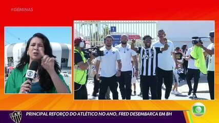 Principal reforço do Atlético no ano, Fred desembarca em BH