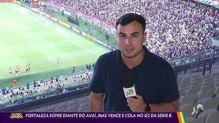 Fortaleza vence Avaí e cola no G-2 pela Série B